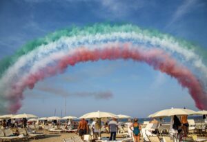 A maggio sui cieli della Romagna torna lo show delle Frecce Tricolori