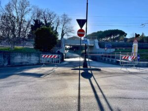 Chiuso lunedì nelle prime ore del mattino il sottopasso di viale Trento