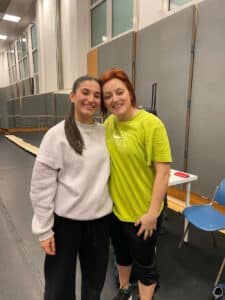 Martina Giordani a lezione dalla regina italiana del tip tap
