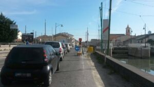 Cantiere del Ponte del Gatto: un nuovo assetto per le occupazioni di suolo pubblico di via Armellini e via Giordano Bruno