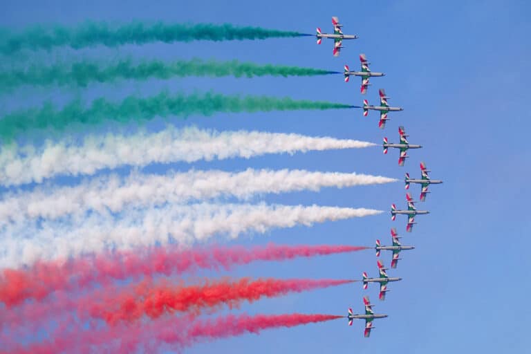 Da oggi a Rimini tornano le Frecce Tricolori