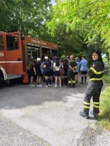 Accampamento di 700 scout davanti alla colonia Agip