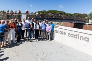Stamattina ha inaugurato il nuovo Canale di Zadina