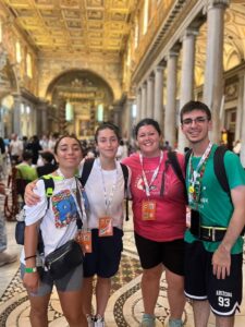I ragazzi di Bagnarola di ritorno dal Giubileo dei Giovani