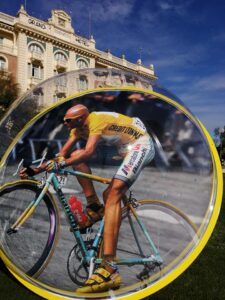 Domani le biglie giganti di Pantani compiono cinque anni