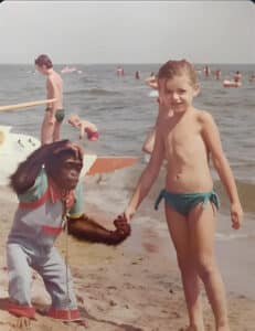 E tu ce l’hai la foto con la scimmia o il cucciolo di leone?
