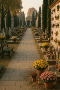 Albero pericolante nel cimitero, il Comune dispone l’abbattimento