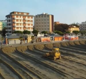 Dune completate a Cesenatico: “Tutti protetti gli stabilimenti”