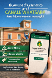 Il Comune di Cesenatico apre il canale WhatsApp: info rapide e sempre a portata di mano