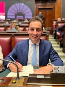 Bufalini, volantini per il no al referendum: protesta della Lega