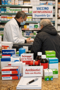 Influenza in crescita, in farmacia vanno a ruba antipiretici e sciroppi