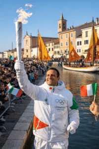 La Fiamma Olimpica illumina Cesenatico: ecco il percorso ufficiale del 7 gennaio