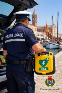 Pattugliamo con il cuore: tre defibrillatori sulle auto della Polizia Locale