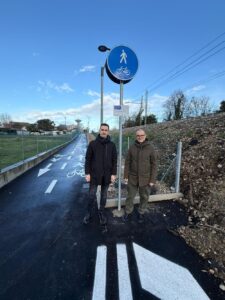 La nuova ciclabile di via Manin è ufficialmente aperta