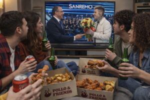 Sanremo è pronto a incollare giovani e comitive sul divano: Pollo&Friends tra i primi a sfruttare il trend