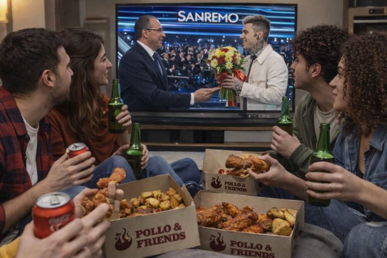 Sanremo è pronto a incollare giovani e comitive sul divano: Pollo&Friends tra i primi a sfruttare il trend