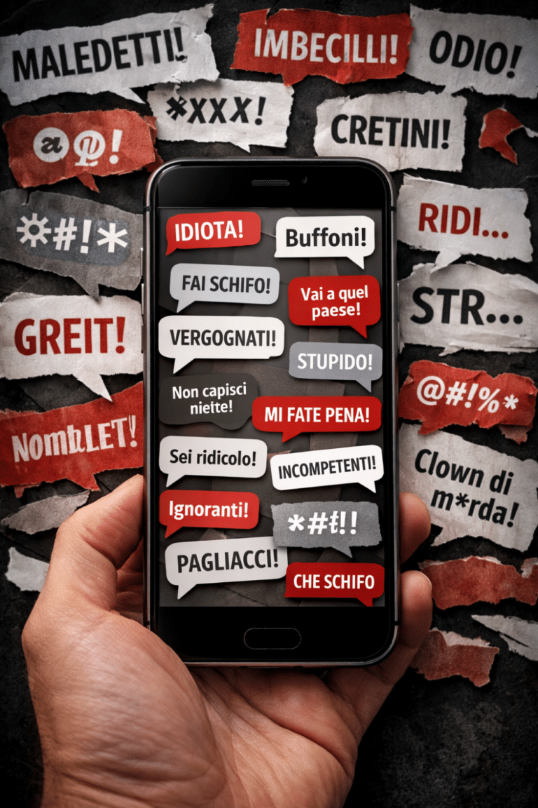 Dal “non toccare la calamita” alla gogna social