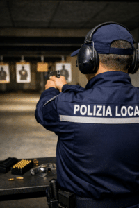 Polizia locale, allenamento al tiro: al poligono di Ravenna per affinare la mira