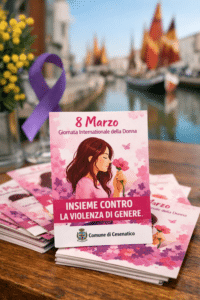 Cesenatico, 400 cartoline per l’8 marzo: un messaggio contro la violenza di genere