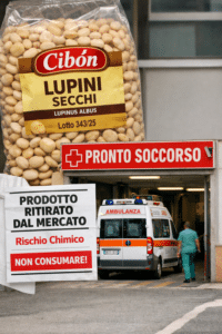 Lupini ritirati dal mercato dopo un’intossicazione nel Cesenate: allerta del Ministero per rischio chimico