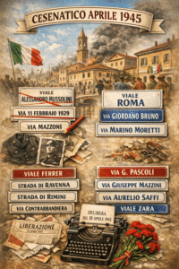 Aprile 1945, Cesenatico cambia nome alle sue strade: la fine del fascismo nella toponomastica