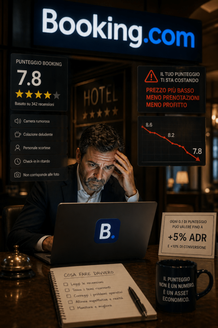 Il “7.8” su Booking ti sta uccidendo. E non lo sai…