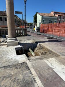 Nuovo gasdotto, lavori sul ponte: pista ciclabile ristretta