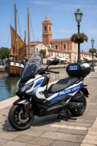 Nuovo motociclo in uso gratuito alla Polizia Locale per l’estate