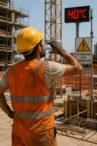 Caldo nei cantieri, i sindacati chiedono lo stop nelle ore più torride