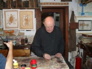 Dario Fo e la Stamperia Pascucci: danza d’arte fra i girasoli
