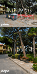 Lavori in Piazza Matteotti: via l’isola ecologica interrata, parte il ripristino dell’area