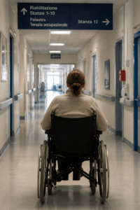 Una stanza “accessibile” per stare accanto al figlio in riabilitazione: l’appello di una madre in carrozzina