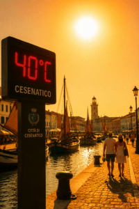 Caldo record, scatta l’allerta rossa: l’Emilia-Romagna non aveva mai vissuto una situazione simile