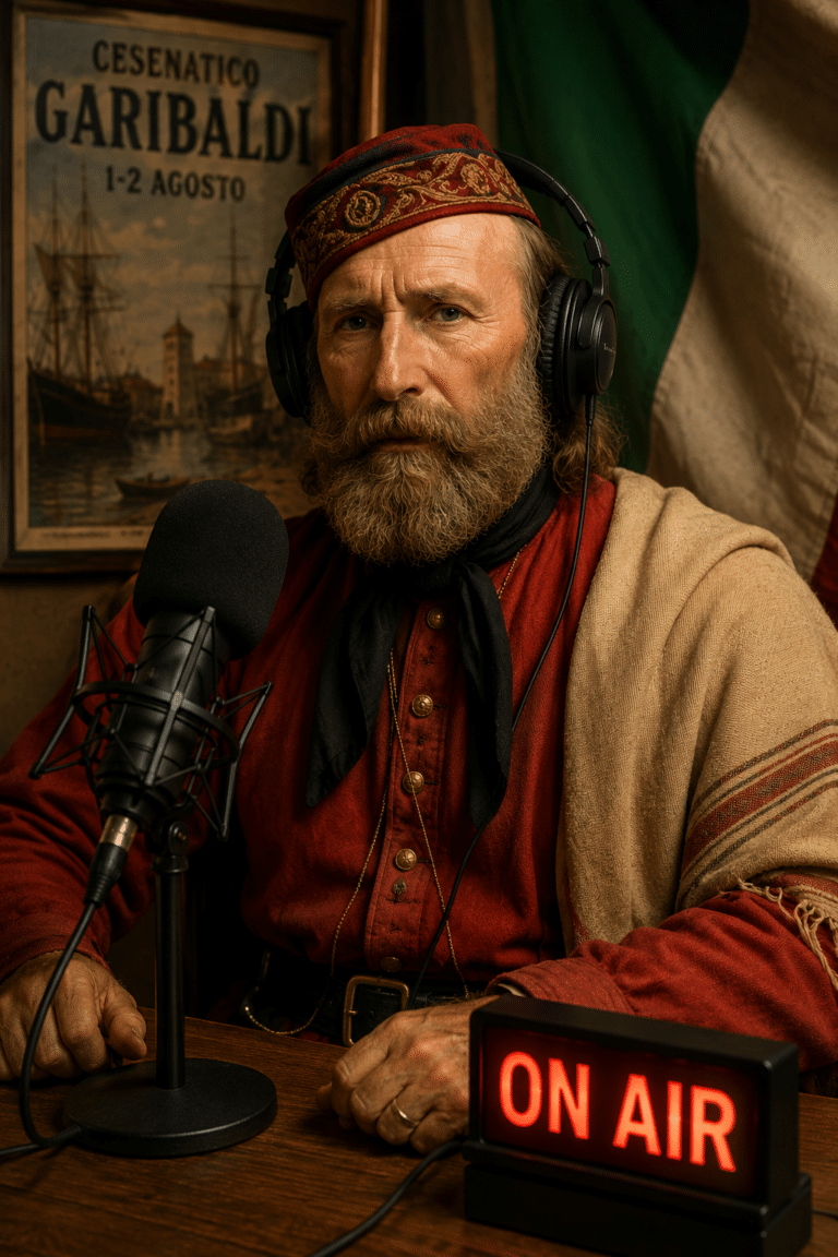 Garibaldi diventa podcast: Cesenatico racconta la sua storia su Spotify