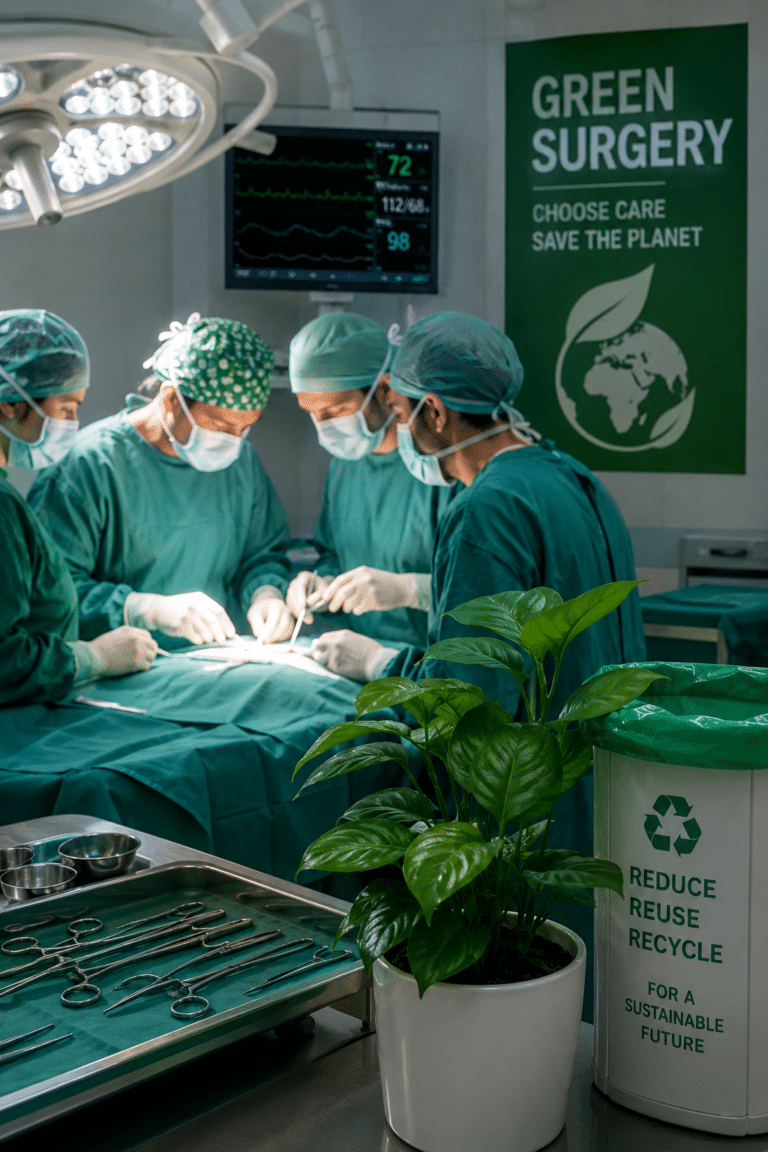 Green Surgery, la nuova frontiera della chirurgia: curare meglio riducendo l’impatto sull’ambiente