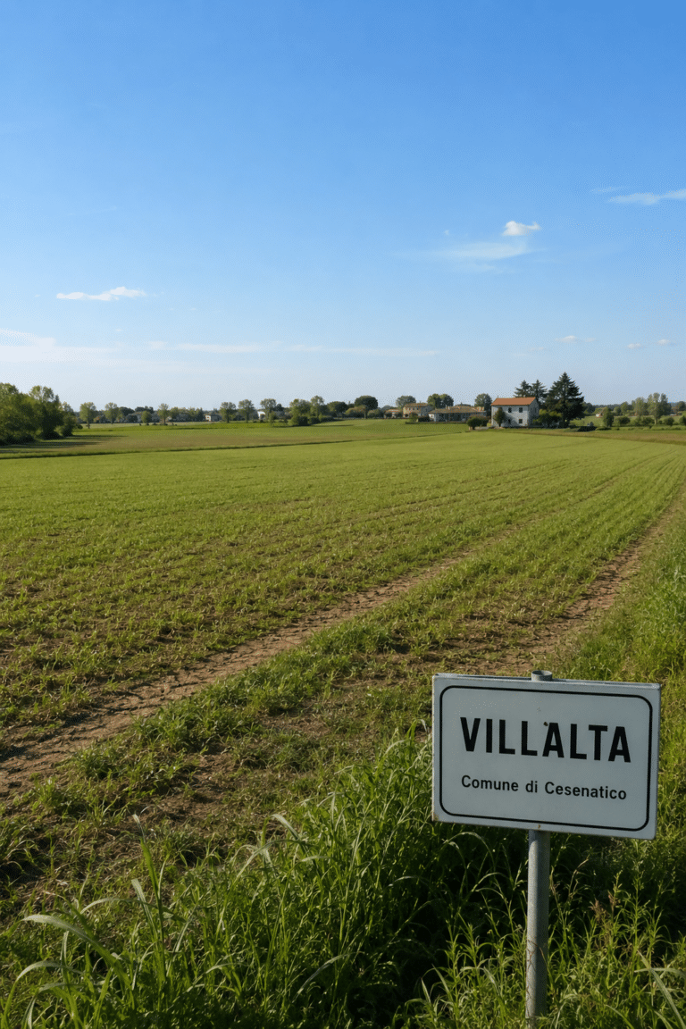 All’asta il podere “Villalta 1”: in vendita oltre 3 ettari di campagna a Cesenatico