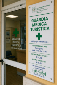 Guardia medica turistica, servizio attivo da oggi