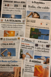 Il caldo è una notizia? O siamo noi ad aver smesso di raccontare il resto