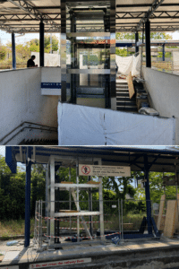 Stazione di Cesenatico, il cantiere accelera: ascensori pronti tra due settimane