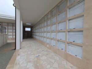 Cimitero di Sala, conclusi i lavori: realizzati 105 loculi