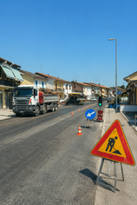 Via Cesenatico, traffico in tilt a Bagnarola per lavori sul manto stradale