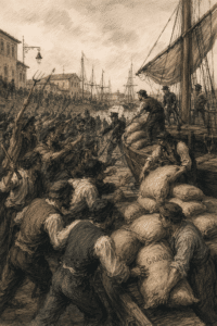 28 luglio 1848, la rivolta della fame nel porto di Cesenatico