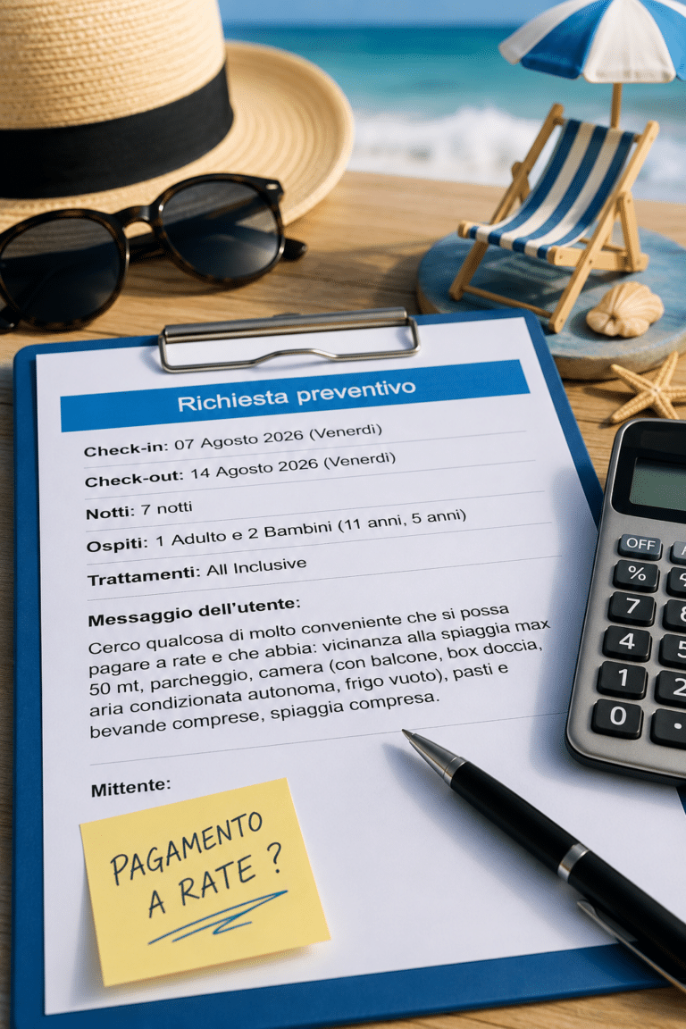 Vacanze a rate in Riviera: quando il desiderio supera il portafoglio
