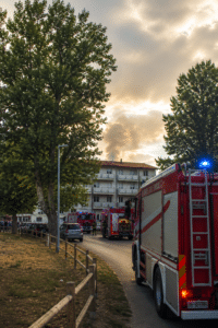 Incendio in un appartamento a Ponente: evacuato il condominio