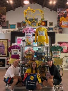 Giulio Ciccone in visita allo Spazio Pantani: omaggio al Pirata