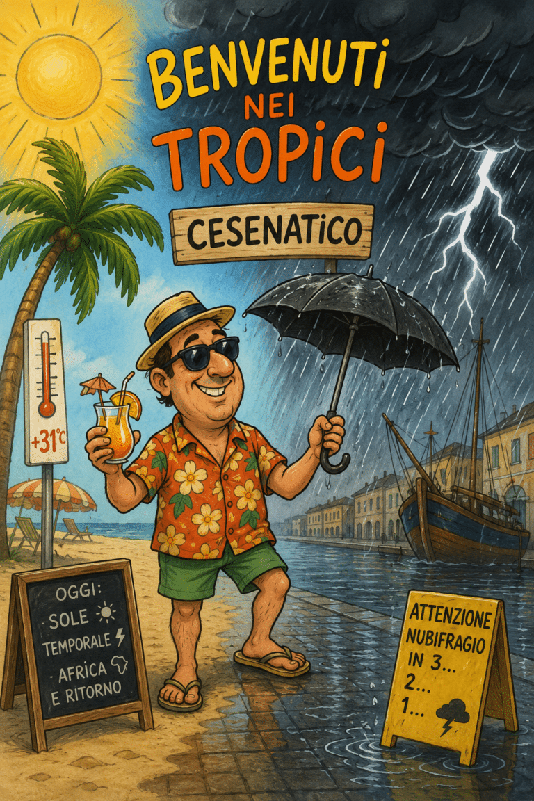 Benvenuti ai tropici: Cesenatico scopre il clima subtropicale