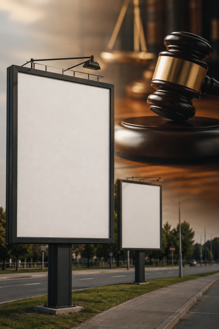 Cartelli pubblicitari, il Comune torna in tribunale per un conto da 668 euro