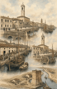 La Cesenatico scomparsa: viaggio tra torri, chiese e magazzini perduti