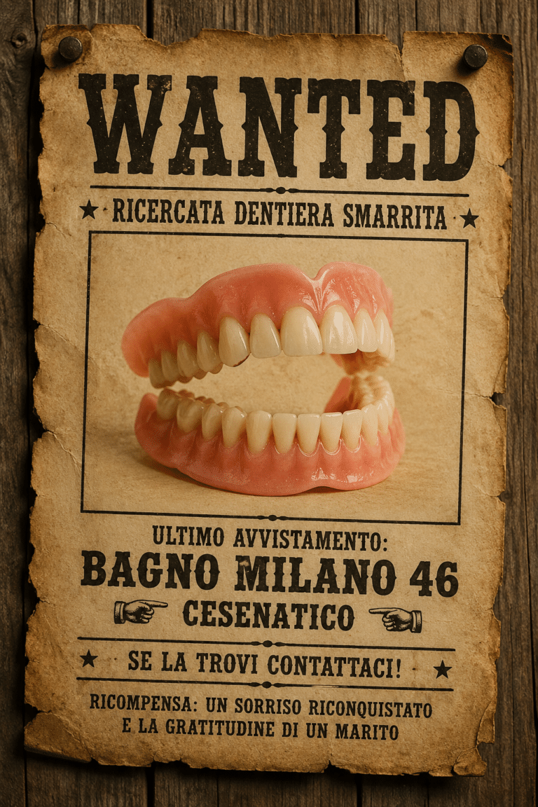Cesenatico, il mare si prende anche la dentiera: appello social per ritrovarla