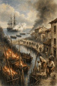 28 agosto 1800, quando gli inglesi bombardarono Cesenatico